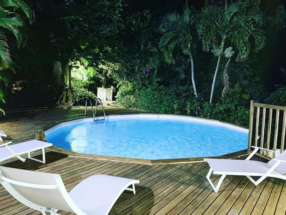 Villa Du Jardin Botanique, Ex. Propriete Coluche Deshaies Exterior foto