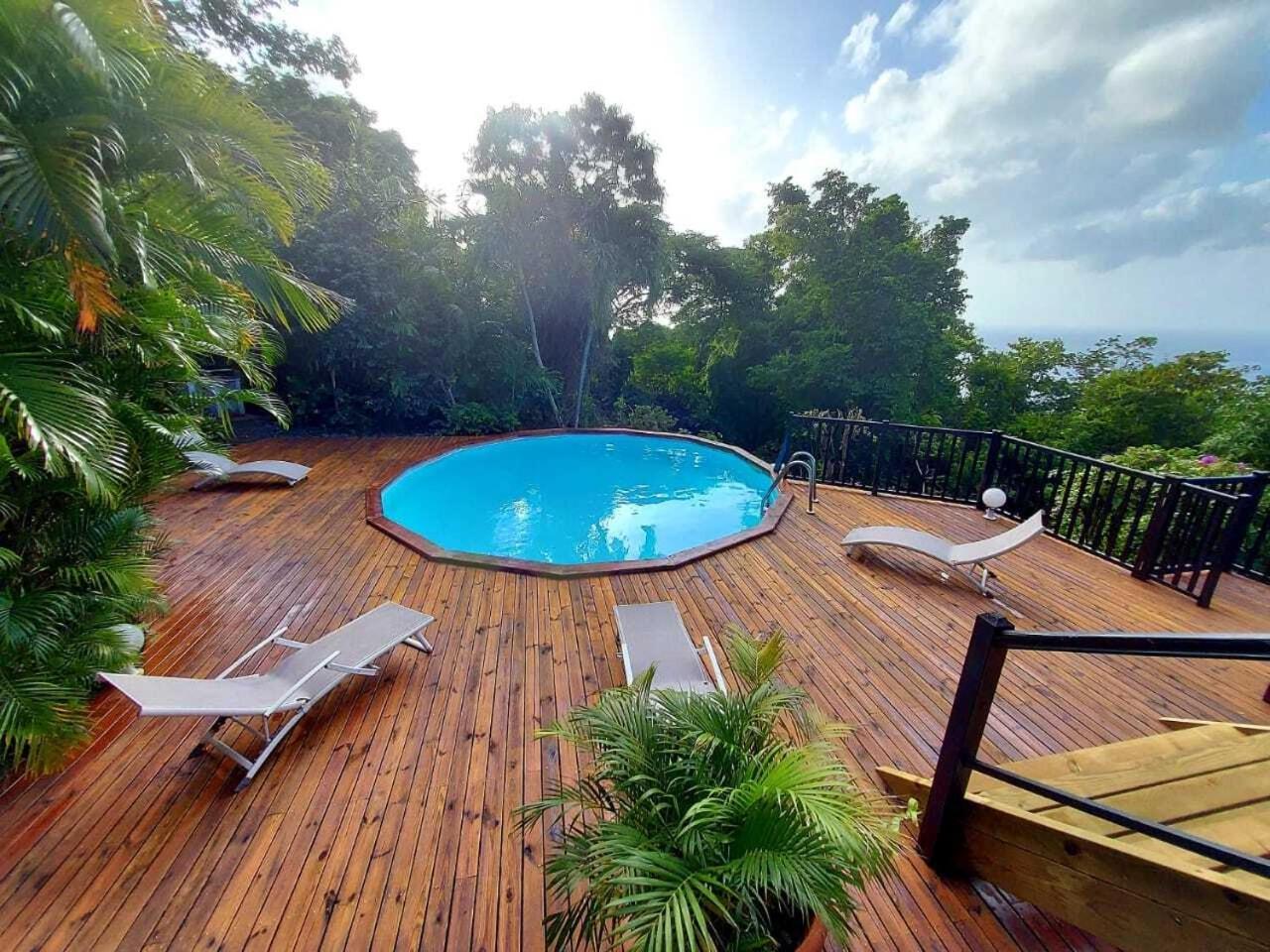 Villa Du Jardin Botanique, Ex. Propriete Coluche Deshaies Exterior foto