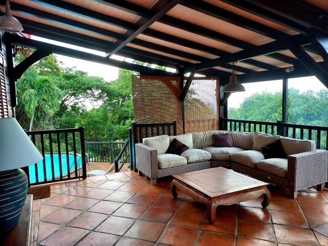 Villa Du Jardin Botanique, Ex. Propriete Coluche Deshaies Exterior foto