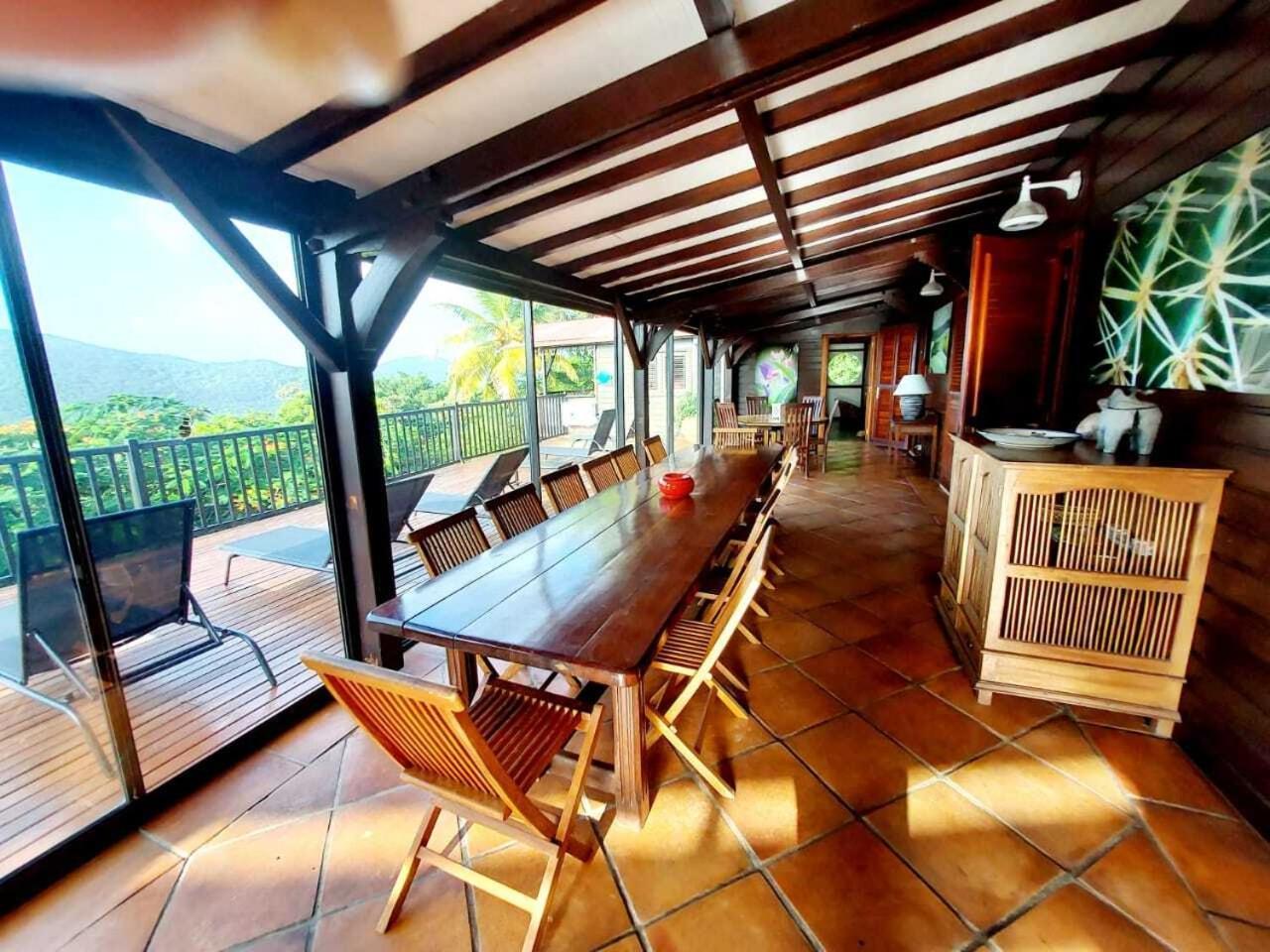 Villa Du Jardin Botanique, Ex. Propriete Coluche Deshaies Exterior foto